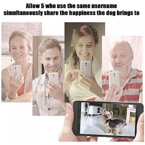 AONESY Dog Camera, WiFi Smart Pet Camera with Treat Dispenser for Dogs and Cats, Night Vision, 2-Way Audio, Compatible with Alexa AONESY Dog Camera, WiFi Smart Pet Camera with Treat Dispenser for Dogs and Cats, Night Vision, 2-Way Audio, Compatible with Alexa