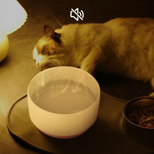 Ceramic Heated Pet Bowl Outdoor Dog Thermal-Bowl Provide Drinkable Water in Sub-Freezing Temperature for Cats, Chickens, Squirrels