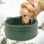 ABS plastic Heated Pet Bowl Outdoor Dog Thermal-Bowl Provide Drinkable Water in Sub-Freezing Temperature for Cats, Chickens, Squirrels