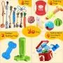 New KIPRITII Dog Chew Toys for Puppy - 20 Pack Puppies Teething Chew Toys for Boredom, Pet Dog Toothbrush Chew Toys with Rope Toys, Treat Balls and Dog Squeaky Toy for Puppy and Small Dogs