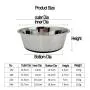 2pcs Stainless Steel Pet Bowl with Anti-Slip Rubber foot, Removable Dish Feeder for Rabbit Bird Cat Dog Food Water Bowl