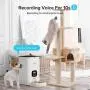 New Automatic Cat Feeder 4L,6L and 6L/2D Pet Feeder Dog Food Dispenser with Time and Meal Size Programmable, LCD Display and Meal Call Recorder Up to 4 Meals A Day