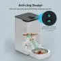 New Automatic Cat Feeder 4L,6L and 6L/2D Pet Feeder Dog Food Dispenser with Time and Meal Size Programmable, LCD Display and Meal Call Recorder Up to 4 Meals A Day