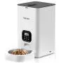 New Automatic Cat Feeder 4L,6L and 6L/2D Pet Feeder Dog Food Dispenser with Time and Meal Size Programmable, LCD Display and Meal Call Recorder Up to 4 Meals A Day