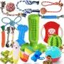 Dog Chew Toys for Puppy - 20 Pack Puppies Teething Chew Toys for Boredom, Pet Dog Toothbrush Chew Toys with Rope Toys, Treat Balls and Dog Squeaky Toy for Puppy and Small Dogs Dog Chew Toys for Puppy - 20 Pack Puppies Teething Chew Toys for Boredom, Pet Dog Toothbrush Chew Toys with Rope Toys, Treat Balls and Dog Squeaky Toy for Puppy and Small Dogs