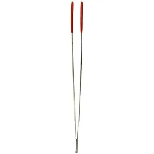 TAMSCO Tweezers 12-Inch Stainless Steel Angled Tip Serrated Tip Blunt Point TAMSCO Tweezers 12-Inch Stainless Steel Angled Tip Serrated Tip Blunt Point
