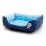 liumeng Warm Wave dot pet nest Dog Sofa Bed Candy Teddy Kennel