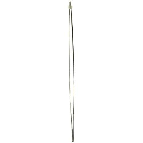 Tamsco Thumb Tweezers 12-Inch Serrated Stainless Steel Serrated Blunt Point