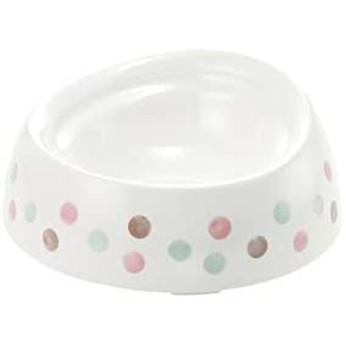 Richell Non-Tip & Skid Pet Bowl Extra Small, Dog and cat Feeder with Spill Proof Smart Edge