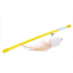 Pet cat Toy Funny cat Toy Fake Mouse Toy Qianyu pet Short Pole Single Mouse Funny cat Stick