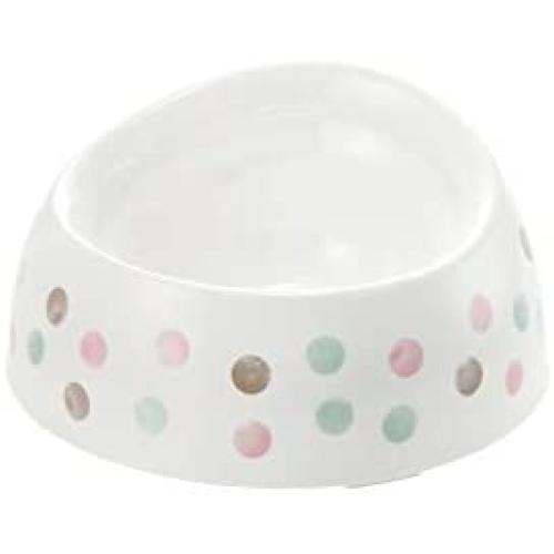 Richell Non-Tip & Skid Pet Feeder Extra Small, Dog and Cat Feeder with Spill Proof Smart Edge