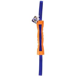 Nerf Dog Megaton Competition Stick Dog Toy, Lightweight, Durable and Water Resistant, 12 Inches, for Medium/Large Breeds, Single Unit, Blue/Orange