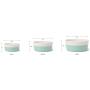 Waggo Ceramic Medium Rose Dipper Dog Bowl and Air Tight Treat Jar Set - Rose