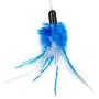 ALL FOR PAWS Interactive Cat Feather Toys Tumbler Kitty Toys with Rotating Feather Cat Teaser Wand Toy Catnip Toy for Kitten Cat Having Fun Exercise Playing