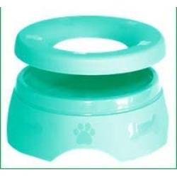 Sippy Pup No Spill Dog Bowl for Cats too (Seafoam Green)