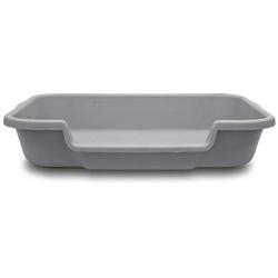 PuppyGoHere Dog Litter Box Recycled Misty Gray Color: 24''x20''x5'' Recycled Gray Colored Pans May Vary in Color. Marks May BE Present. See More Information in Description USA Made