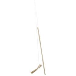 Catit Eco Terra Natural Raffia Toy, Mouse on a Stick