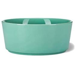 Waggo Light Grey Simple Solid Dog Bowl (Large Light Grey)