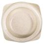 Bamboo Bowl Bamboo Eco-Friendly, Non-Slip Durable Cream Pet Bowl, Made with Bamboo Fibres, 300ml