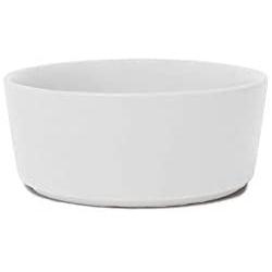 Waggo Simple Solid Ceramic Medium Dog Bowl and Air Tight Treat Jar Set - Light Grey