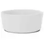 Waggo Simple Solid Ceramic Medium Dog Bowl and Air Tight Treat Jar Set - Light Grey