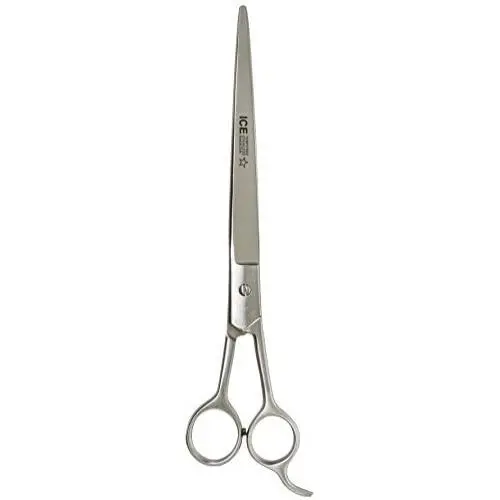 Tamsco Barber Scissor/Groomer with Rest 10-Inch Stainless Steel Ice Tempered Beveled Edge Straight Tamsco Barber Scissor/Groomer with Rest 10-Inch Stainless Steel Ice Tempered Beveled Edge Straight