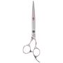 ShearsDirect 440C Japanese Stainless Steel Cutting Shear with Offset Handle and Fixed Finger Rest, 8.0''