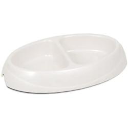 Petmate Ultra Lightweight Double Diner Pet Bowl