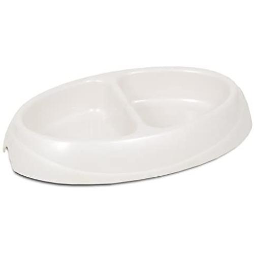 Petmate Ultra Lightweight Double Diner Pet Bowl