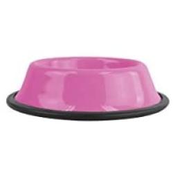 Platinum Pets Non-Embossed Non-Tip Stainless Steel Cat/Dog Bowl