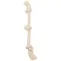 Mammoth Flossy Chews 100-Percent Cotton White 3-Knot Rope Tug Mammoth Flossy Chews 100-Percent Cotton White 3-Knot Rope Tug