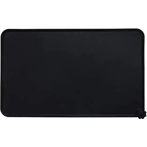 CAHTUOO Silicone Dog Cat Pet Food Mat, Waterproof Pet Dog Feeding Mats Tray, Nonslip Dog Bowl Mats Placemat for Floor CAHTUOO Silicone Dog Cat Pet Food Mat, Waterproof Pet Dog Feeding Mats Tray, Nonslip Dog Bowl Mats Placemat for Floor