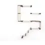 CatastrophiCreations Deluxe Cat Fort Wall Mounted Lounge, Climb and Play Furniture Cat Tree Shelves - English Chestnut/Natural, One Size CatastrophiCreations Deluxe Cat Fort Wall Mounted Lounge, Climb and Play Furniture Cat Tree Shelves - English Chestnut/Natural, One Size
