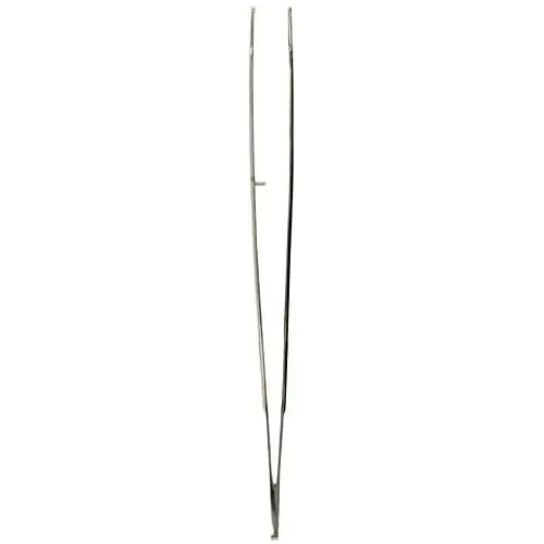 Tamsco Tweezers 8-Inch Angled Stainless Steel Angled Tip Serrated Tamsco Tweezers 8-Inch Angled Stainless Steel Angled Tip Serrated