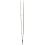 Tamsco Tweezers 8-Inch Angled Stainless Steel Angled Tip Serrated