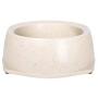 Bamboo Bowl Bamboo Eco-Friendly, Non-Slip Durable Cream Pet Bowl, Made with Bamboo Fibres, 300ml