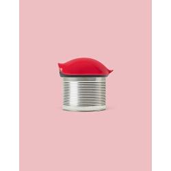 Petego United Pets Tartolo Pet Food Saver Can Lid, Red