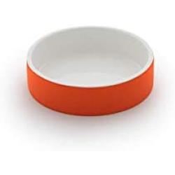 Magisso Dog cat Bowl Cooling Ceramic Technology | Naturally Cooling Design | Keeps Water Chilled and hygienic for Hours | Small 7 fl.oz, ø 5 in | Orange