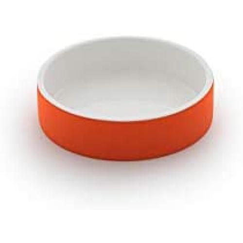 Magisso Dog cat Bowl Cooling Ceramic Technology | Naturally Cooling Design | Keeps Water Chilled and hygienic for Hours | Small 7 fl.oz, ø 5 in | Orange