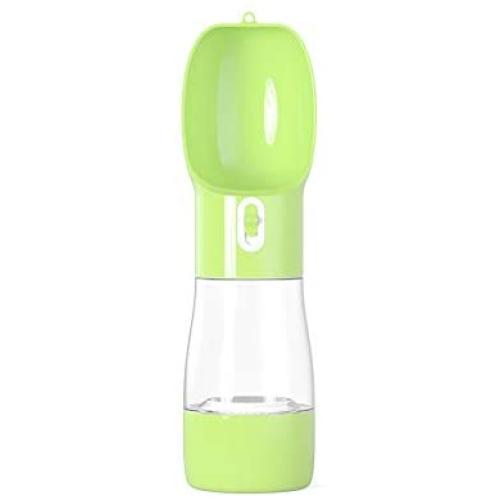 Haqi Dog Water Bottle for Walking, Multifunctional and Portable Dog Travel Water Dispenser with Food Container,Detachable Design Combo Cup for Drinking and Eating,Suitable for Cats and Puppy
