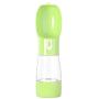 Haqi Dog Water Bottle for Walking, Multifunctional and Portable Dog Travel Water Dispenser with Food Container,Detachable Design Combo Cup for Drinking and Eating,Suitable for Cats and Puppy