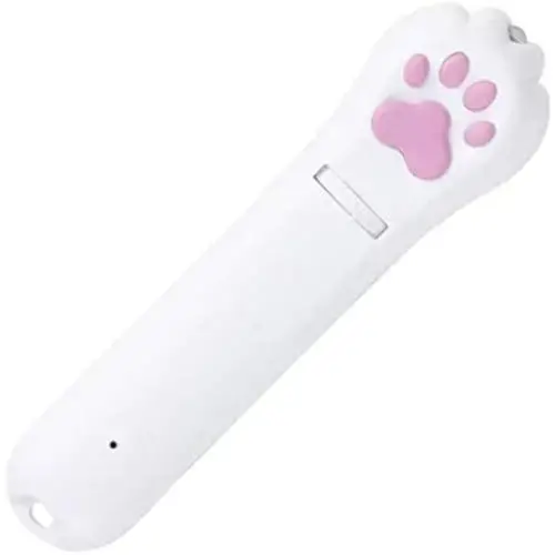NuArt Cat Lighting Toy, Pet Training Exercise Chaser Tool, Multi Pattern (Pink)