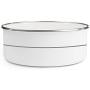 Personalized Dog Bowls for Food or Water (Small - 20oz | Medium - 30oz | Large - 40oz)- Design with Your Pets Name - Custom Stainless Steel Enamel Dog Bowl with Lid