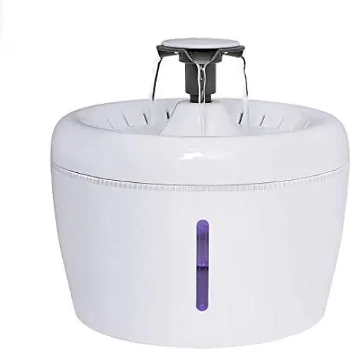 Didog 84oz/2.5L Cat Water Fountain, Automatic Pet Water Dispenser for Puppy Dogs with LED Water Level Window, Cute Apple Style Cat Fountain with Filter for Healthy Drinking More Water Didog 84oz/2.5L Cat Water Fountain, Automatic Pet Water Dispenser for Puppy Dogs with LED Water Level Window, Cute Apple Style Cat Fountain with Filter for Healthy Drinking More Water