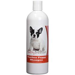 Healthy Breeds Tearless Puppy Shampoo & Conditioner - Over 100 Breeds - Safe with Flea Topicals - 16 oz - Passion Fruit Scent