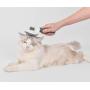 ELSPET Brush for Cat Dog/Shedding Brush with Self-Clean Eject Button/Cat Grooming Brush/Pet Massage Brush, Deshedding Tool for Short and Long Hair, Quick Release Button/Easy to Clean