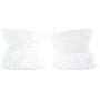 QINYUAN Cat Bowl, Pet Feeder Raised Food Kitten Stress Free Double Side Use Feeding Dish