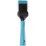 Master Grooming Tools Flexible Single Side Pet Slicker Brush with Hard Handle, Small, Teal
