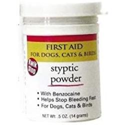GIMBORN Kwik Stop Styptic Powder Dog Cat & Bird Nail Care - 3 Sizes Available