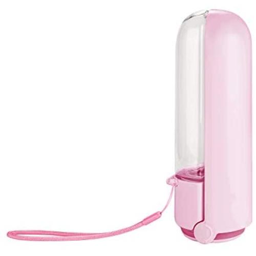 Dog Water Bottle for Walks Foldable Puppy Bottles 420ml/14oz Portable Leak Proof Pet Water Dispenser Lightweight Dog Travel Water Bottle Bowl Food Grade for Outdoor Walking Hiking Activities